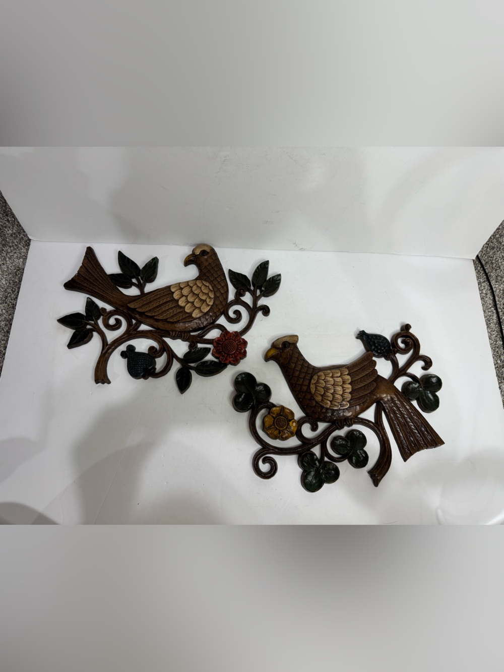 Syroco MCM Bird Branch Pair PartridgE